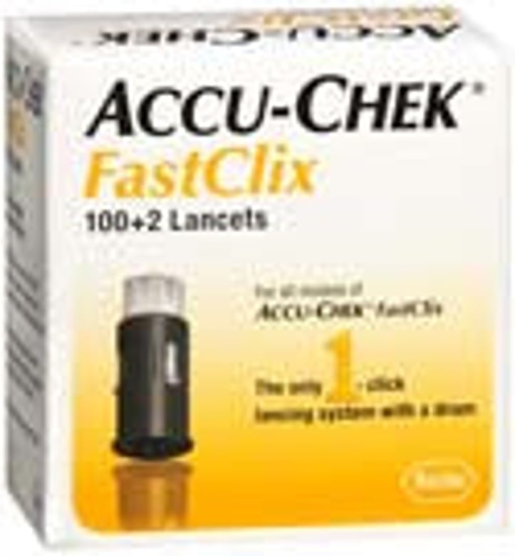 Accu-Chek® FastClix Lancets, 102ct., Retail (50/Box)